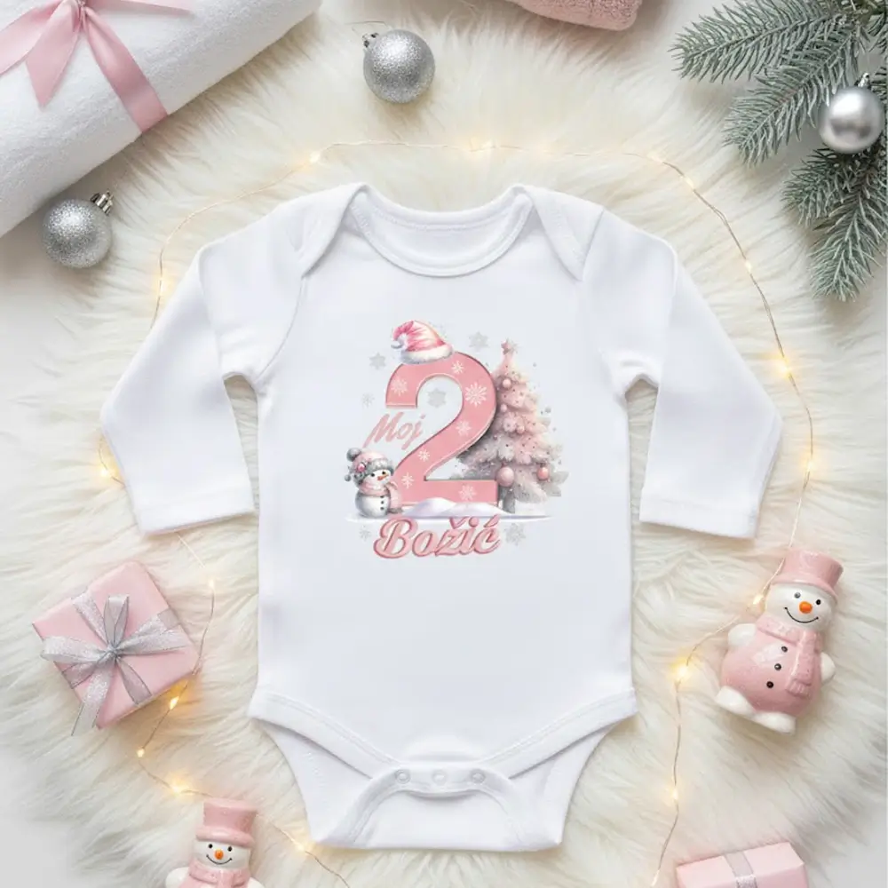 body s tiskom za bebu poklon za bebu nova godina