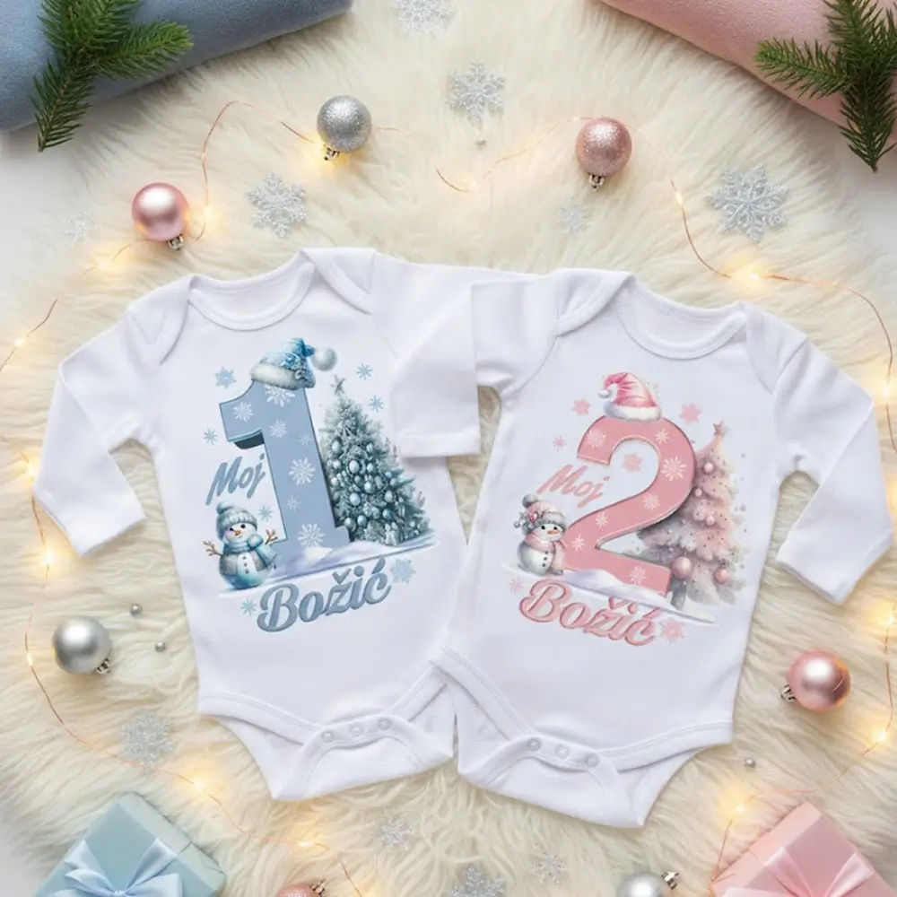 poklon za bebu nova godina Personalizirani Dječji Body - Zvijezda Novogodišnjeg Programa