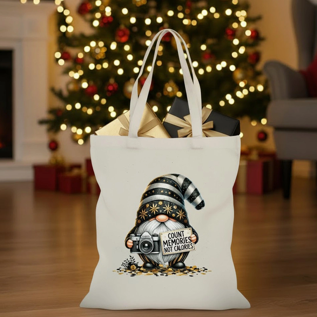 Eko božićna platnena torba