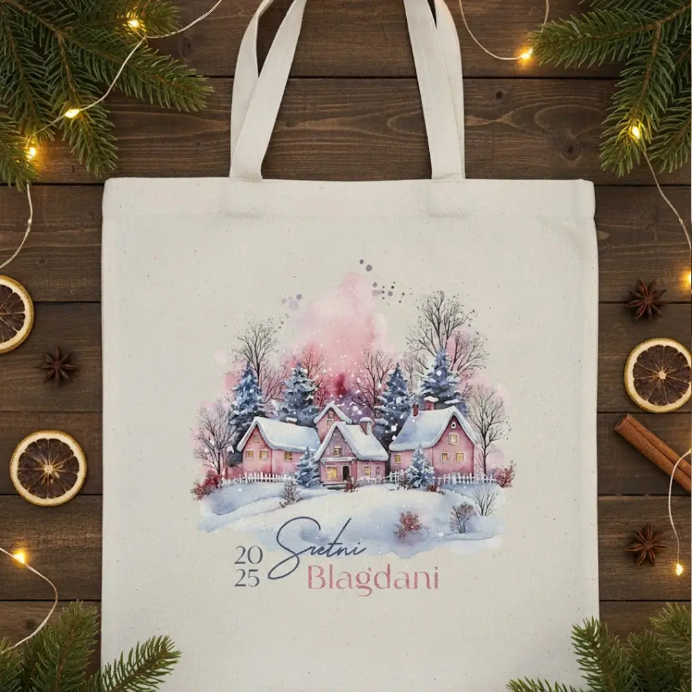 personalizirane božićne torbe