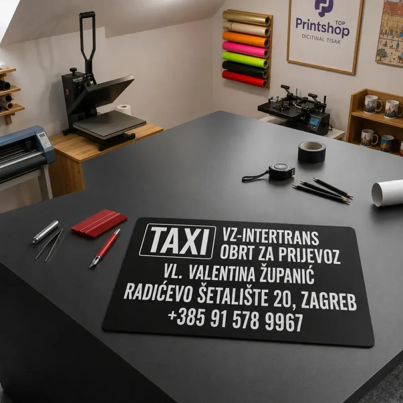 Magnetne naljepnice za taxi vozila