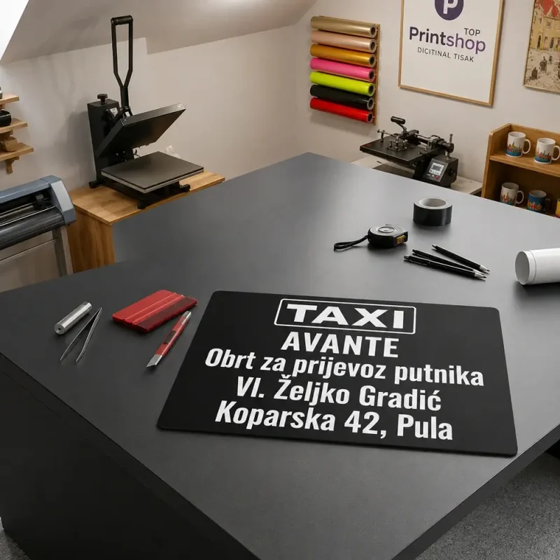 Magnetna naljepnica za označavanje vozila