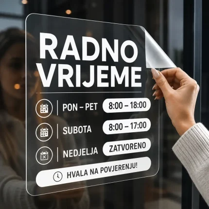 naljepnice za poslovni prostor